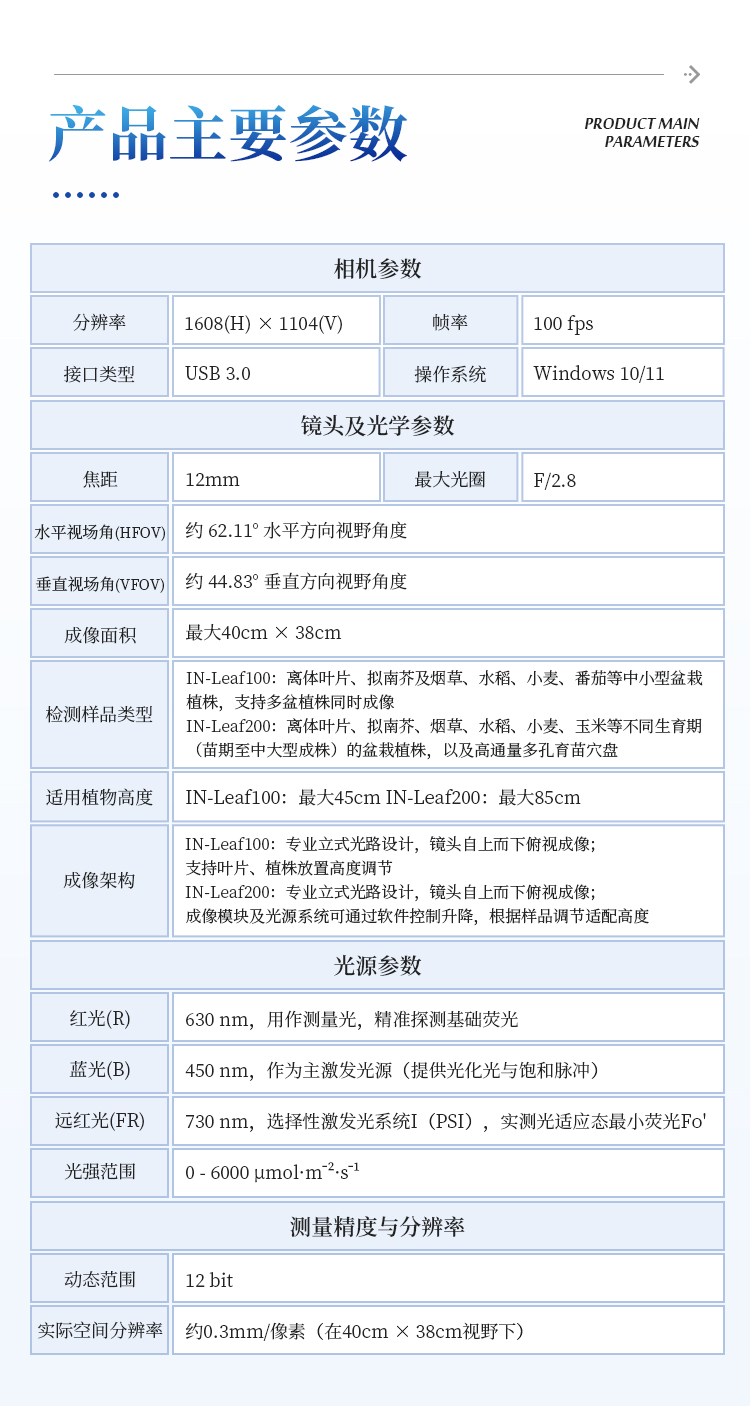 叶绿素荧光成像仪 叶绿素荧光成像仪